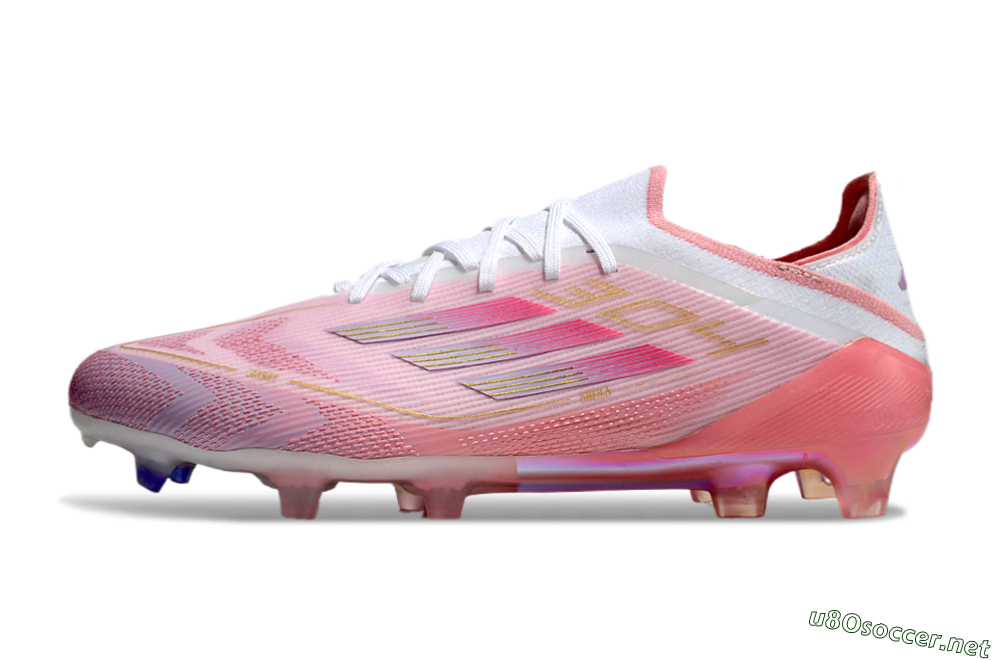 Men's Adidas F50 Elite FG Football Boots - Purple/White/Pink 0