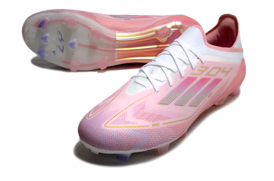 Men's Adidas F50 Elite FG Football Boots - Purple/White/Pink