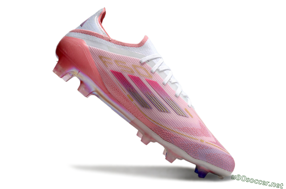 Men's Adidas F50 Elite FG Football Boots - Purple/White/Pink 4