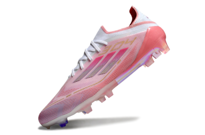Men's Adidas F50 Elite FG Football Boots - Purple/White/Pink