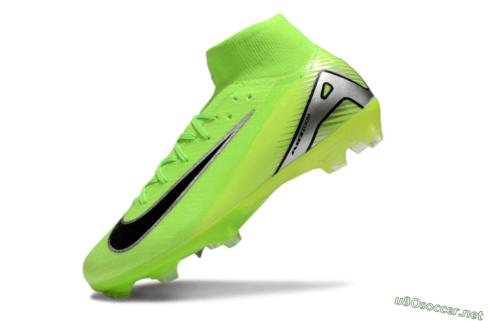 Men's Nike Air Zoom Mercurial Superfly 10 Academy FG Football Boots - Yellow/Black/Silver 5