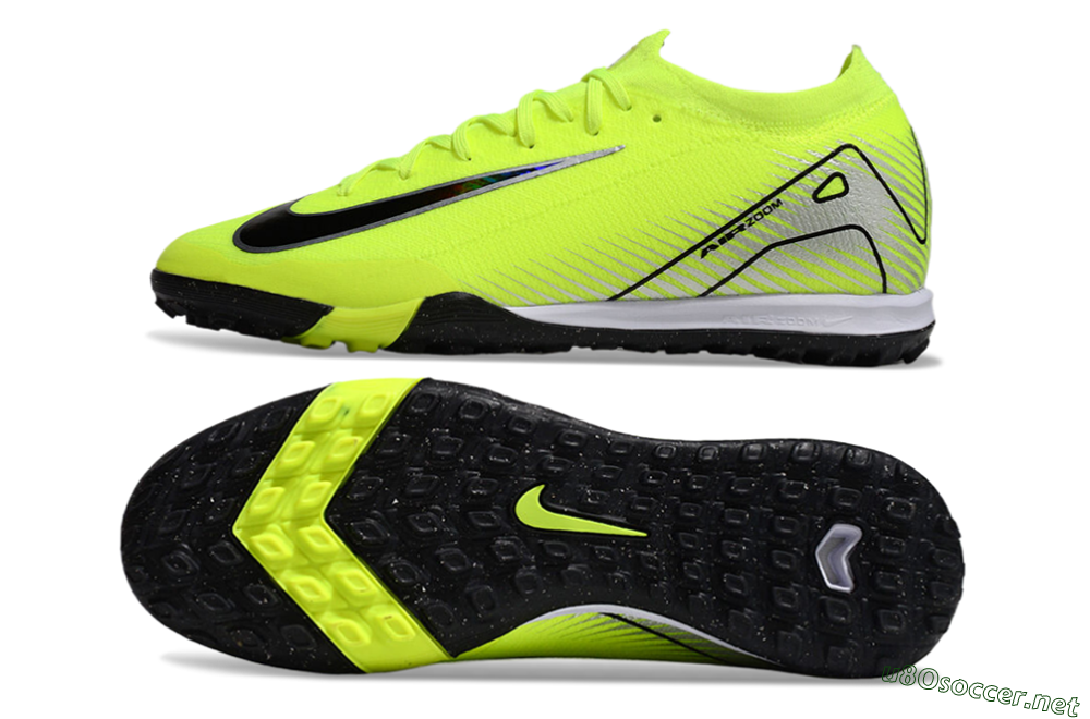 Unisex Nike Air Zoom Mercurial Vapor 16 Elite TF Football Shoes - Yellow/Black/White 1