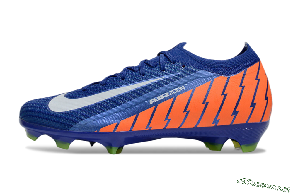 Men's Nike Air Zoom Mercurial Vapor 16 Elite FG Football Boots - Blue/White/Orange 0