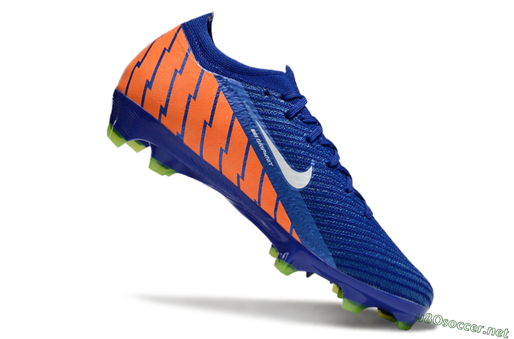 Men's Nike Air Zoom Mercurial Vapor 16 Elite FG Football Boots - Blue/White/Orange 4