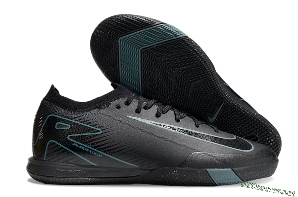 Unisex Nike Air Zoom Mercurial Vapor 16 Elite IC Football Shoes - Black/Blue/White 2