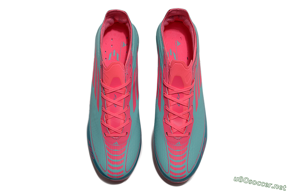 Unisex Adidas F50+ Elite FG Football Boots - Jade/Pink/White 4