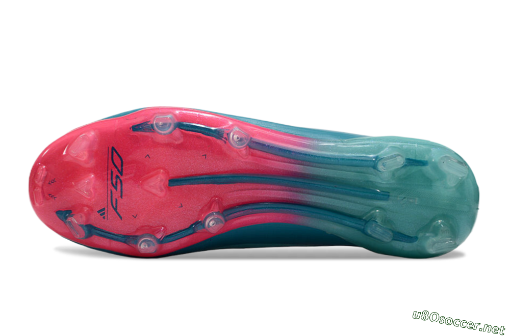 Unisex Adidas F50+ Elite FG Football Boots - Jade/Pink/White 6
