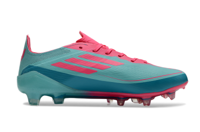 Unisex Adidas F50+ Elite FG Football Boots - Jade/Pink/White