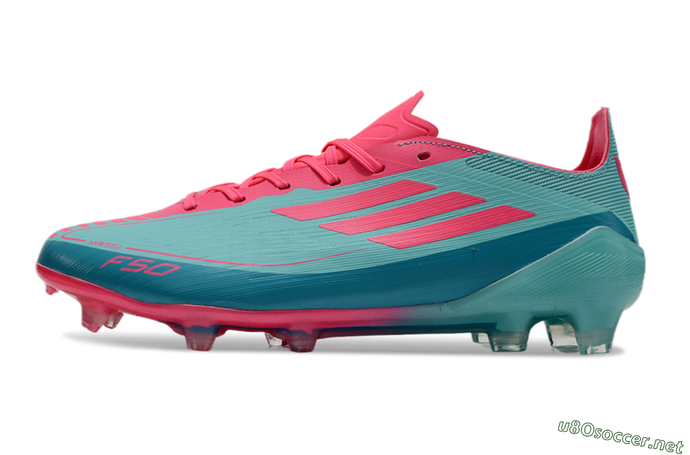 Unisex Adidas F50+ Elite FG Football Boots - Jade/Pink/White 0