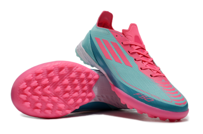 Unisex Adidas F50 Elite TF Football Shoes - Jade/Pink/White