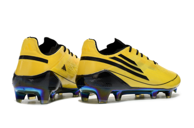 Men's Adidas F50 Elite FG Football Boots - Yellow/Black/Gold