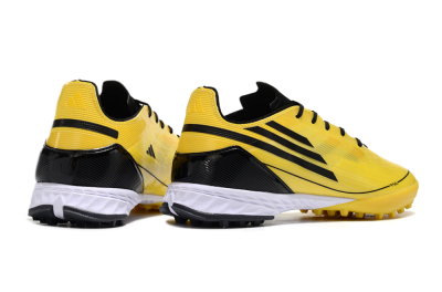 Men's Adidas F50 Pro TF Football Shoes - Yellow/Black/White