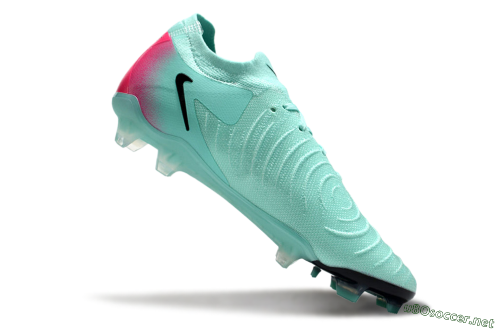 Men's Nike Phantom Luna Elite FG Football Boots - Jade/Black/Pink 4