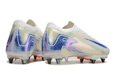 Men's Nike Air Zoom Mercurial Vapor 16 Elite SG Football Boots - Beige/Blue/White