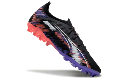 Men's Puma Ultra 5 Ultimate FG Football Boots - Black/Red/Purple