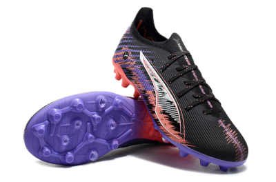 Men's Puma Ultra 5 Ultimate FG Football Boots - Black/Red/Purple