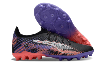 Men's Puma Ultra 5 Ultimate FG Football Boots - Black/Red/Purple