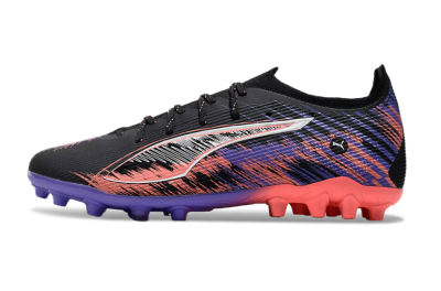 Men's Puma Ultra 5 Ultimate FG Football Boots - Black/Red/Purple