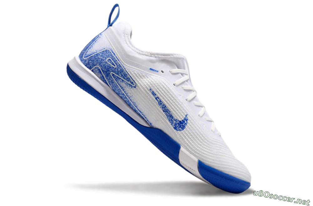 Men's Nike Air Zoom Mercurial Vapor 16 Pro IC Football Shoes - Beige/Blue/White 4