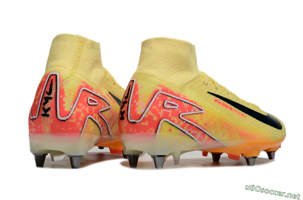 Men's Nike Air Zoom Mercurial Superfly 10 Elite SG Football Boots - Yellow/Black/Red 6
