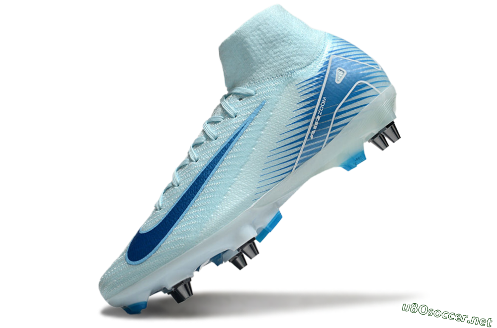 Men's Nike Air Zoom Mercurial Superfly 10 Elite SG Football Boots - Jade/Blue/White 5