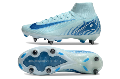 Men's Nike Air Zoom Mercurial Superfly 10 Elite SG Football Boots - Jade/Blue/White