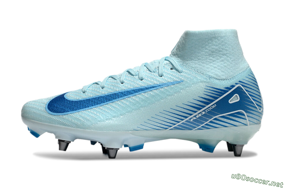 Men's Nike Air Zoom Mercurial Superfly 10 Elite SG Football Boots - Jade/Blue/White 0