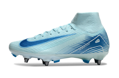 Men's Nike Air Zoom Mercurial Superfly 10 Elite SG Football Boots - Jade/Blue/White