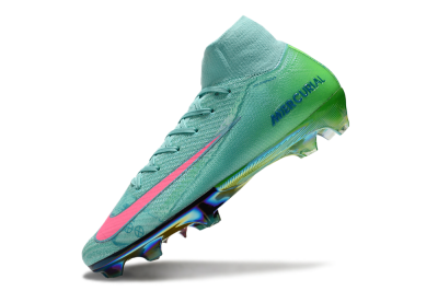 Unisex Nike Air Zoom Mercurial Superfly 10 Elite FG Football Boots - Jade/Pink/Gold
