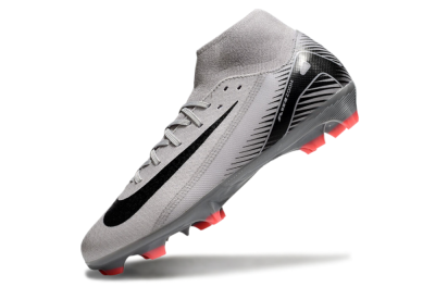 Men's Nike Air Zoom Mercurial Superfly 10 Academy FG Football Boots - Grey/Black/Red