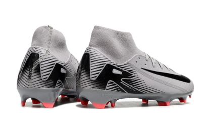 Men's Nike Air Zoom Mercurial Superfly 10 Academy FG Football Boots - Grey/Black/Red