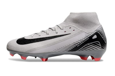 Men's Nike Air Zoom Mercurial Superfly 10 Academy FG Football Boots - Grey/Black/Red