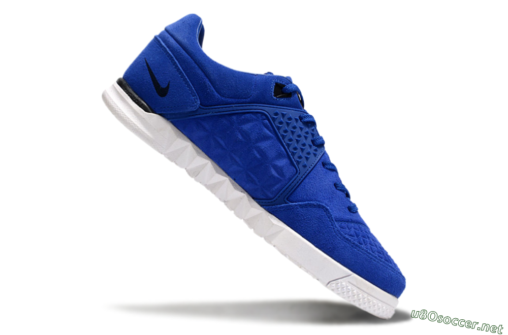 Men's Nike Street Gato IC Football Shoes - Blue/Black/White 4