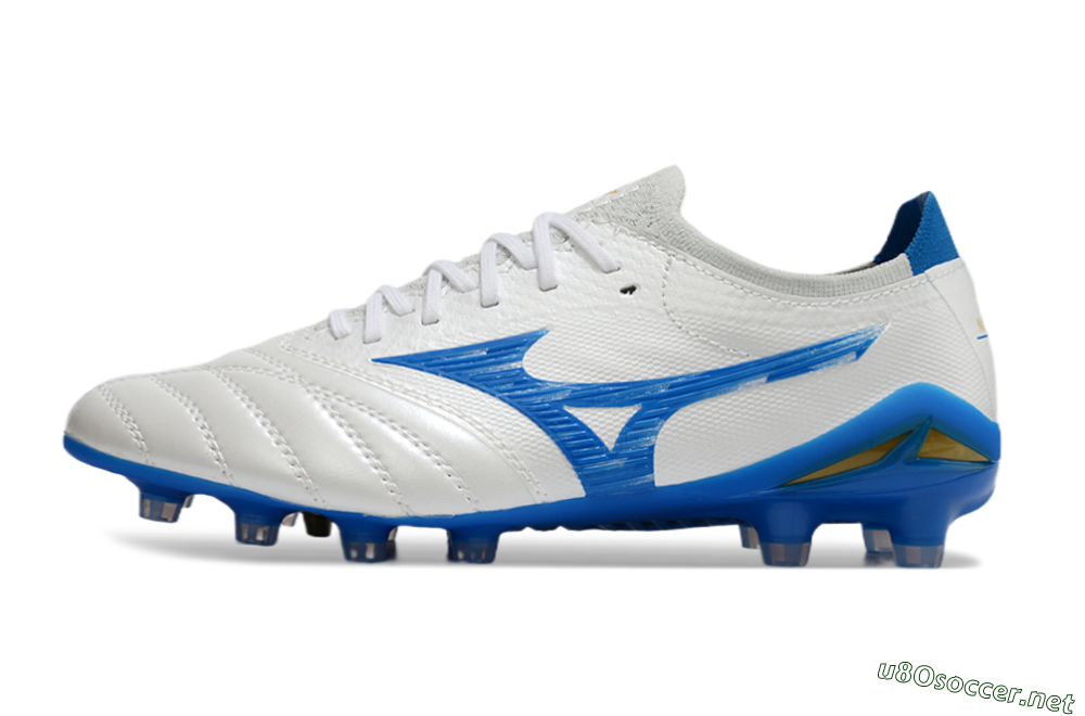 Men's Mizuno Morelia Neo 4 FG Football Boots - White/Blue 0