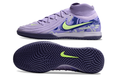 Men's Nike Phantom Luna Elite NU IC Football Shoes - Purple/Yellow/Blue