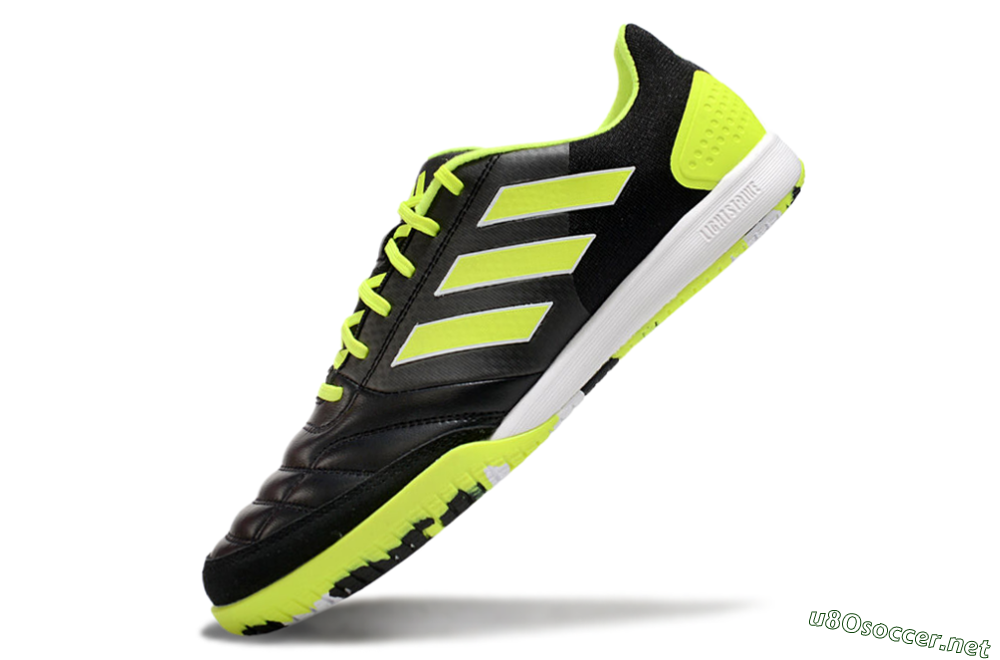 Men's Adidas Top Sala Competition IC Football Shoes - Black/Yellow/White 5