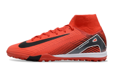 Unisex Nike Air Zoom Mercurial Superfly 10 Elite TF Football Shoes - Red/Black/White