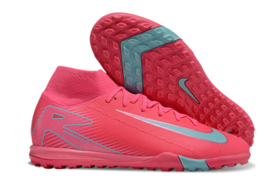 Unisex Nike Air Zoom Mercurial Superfly 10 Elite TF Football Shoes - Red/Jade/White