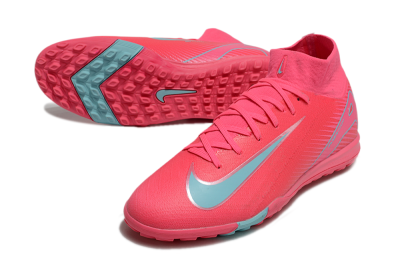 Unisex Nike Air Zoom Mercurial Superfly 10 Elite TF Football Shoes - Red/Jade/White