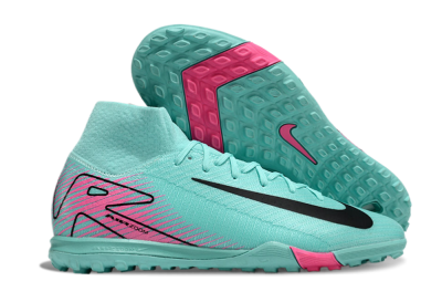 Unisex Nike Air Zoom Mercurial Superfly 10 Elite TF Football Shoes - Jade/Red/Black