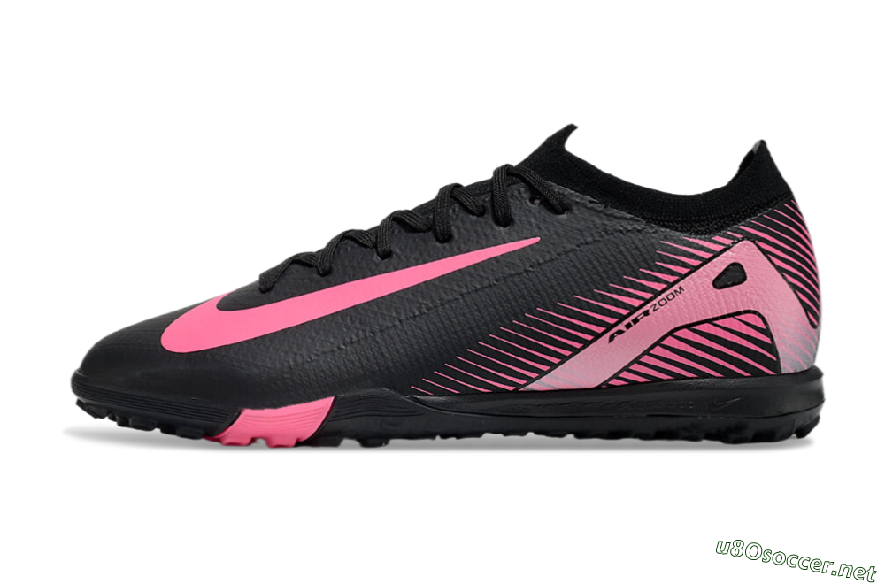 Unisex Nike Air Zoom Mercurial Vapor 16 Elite TF Football Shoes - Black/Pink 0