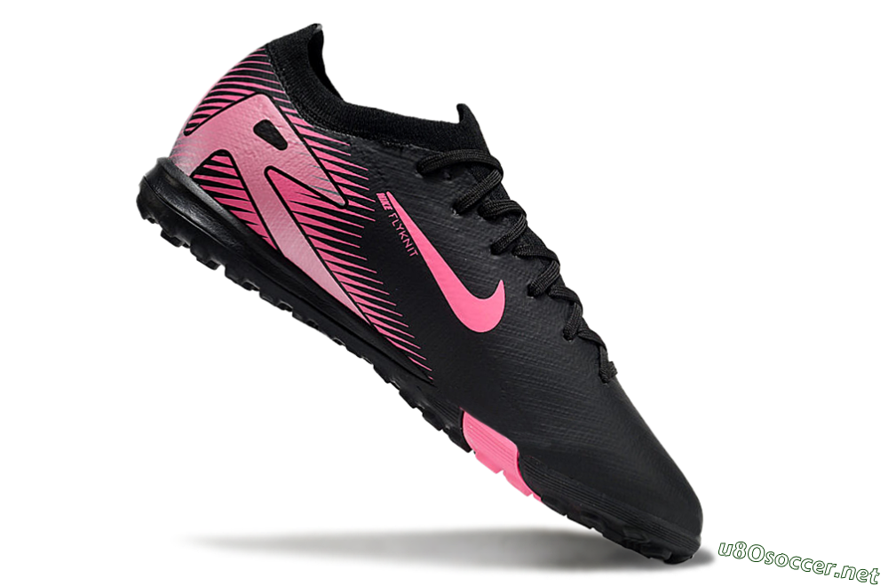 Unisex Nike Air Zoom Mercurial Vapor 16 Elite TF Football Shoes - Black/Pink 4