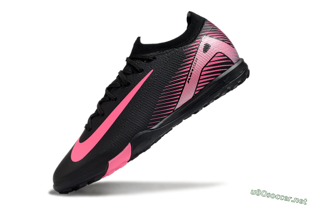 Unisex Nike Air Zoom Mercurial Vapor 16 Elite TF Football Shoes - Black/Pink 5