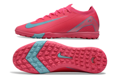 Unisex Nike Air Zoom Mercurial Vapor 16 Elite TF Football Shoes - Pink/Jade/White