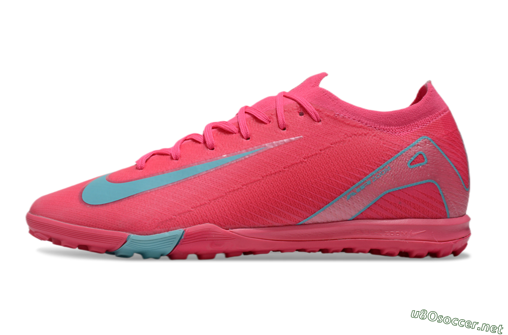 Unisex Nike Air Zoom Mercurial Vapor 16 Elite TF Football Shoes - Pink/Jade/White 0