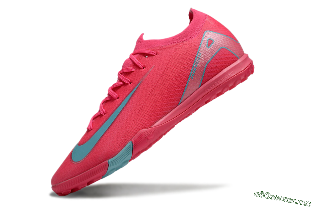 Unisex Nike Air Zoom Mercurial Vapor 16 Elite TF Football Shoes - Pink/Jade/White 5