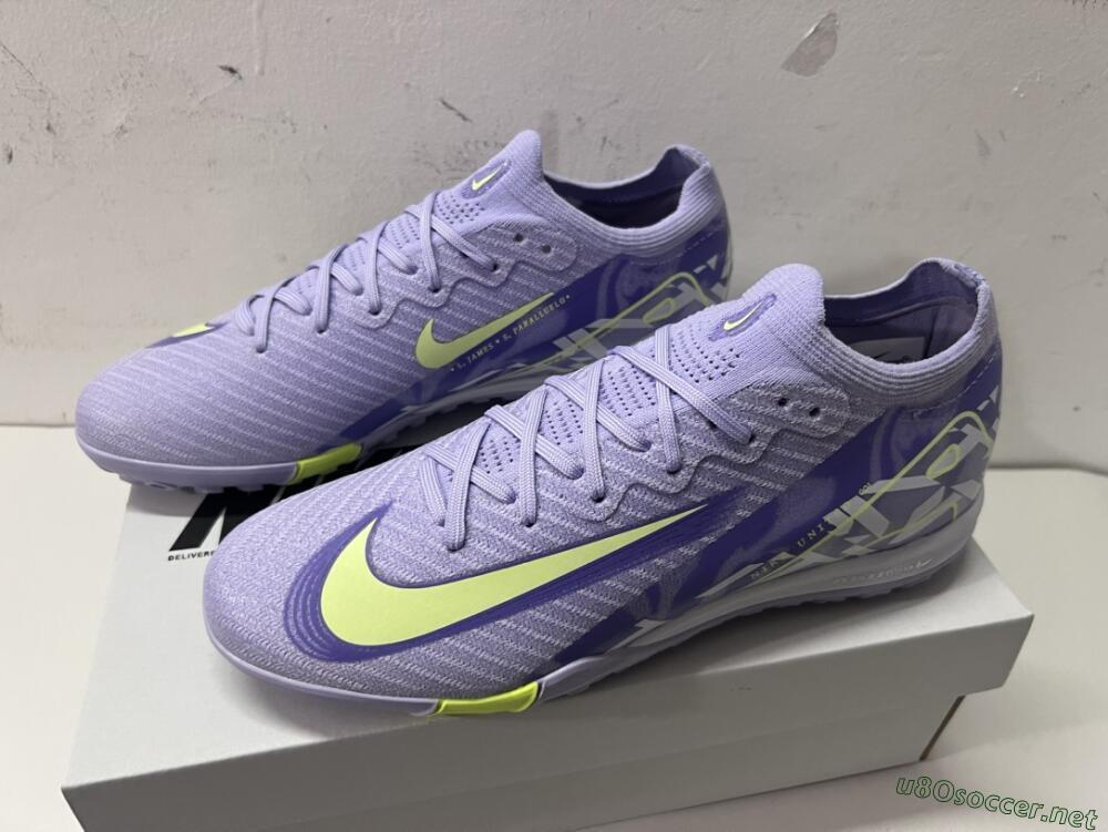 Unisex Nike Air Zoom Mercurial Vapor 16 Elite TF Football Shoes - Purple/Yellow/White