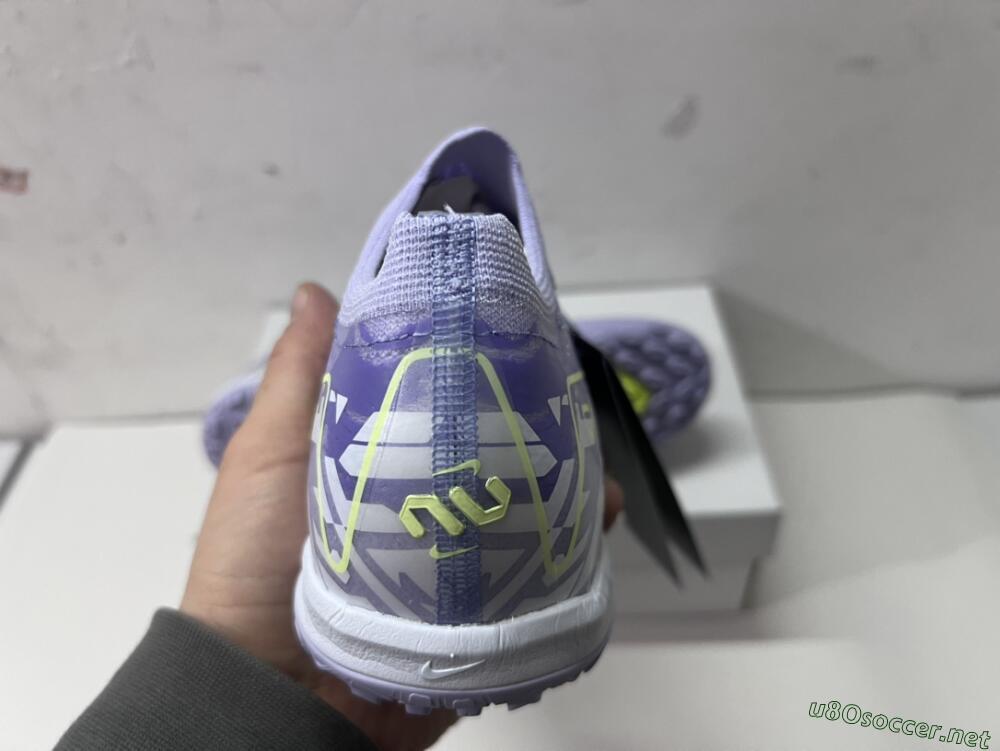 Unisex Nike Air Zoom Mercurial Vapor 16 Elite TF Football Shoes - Purple/Yellow/White