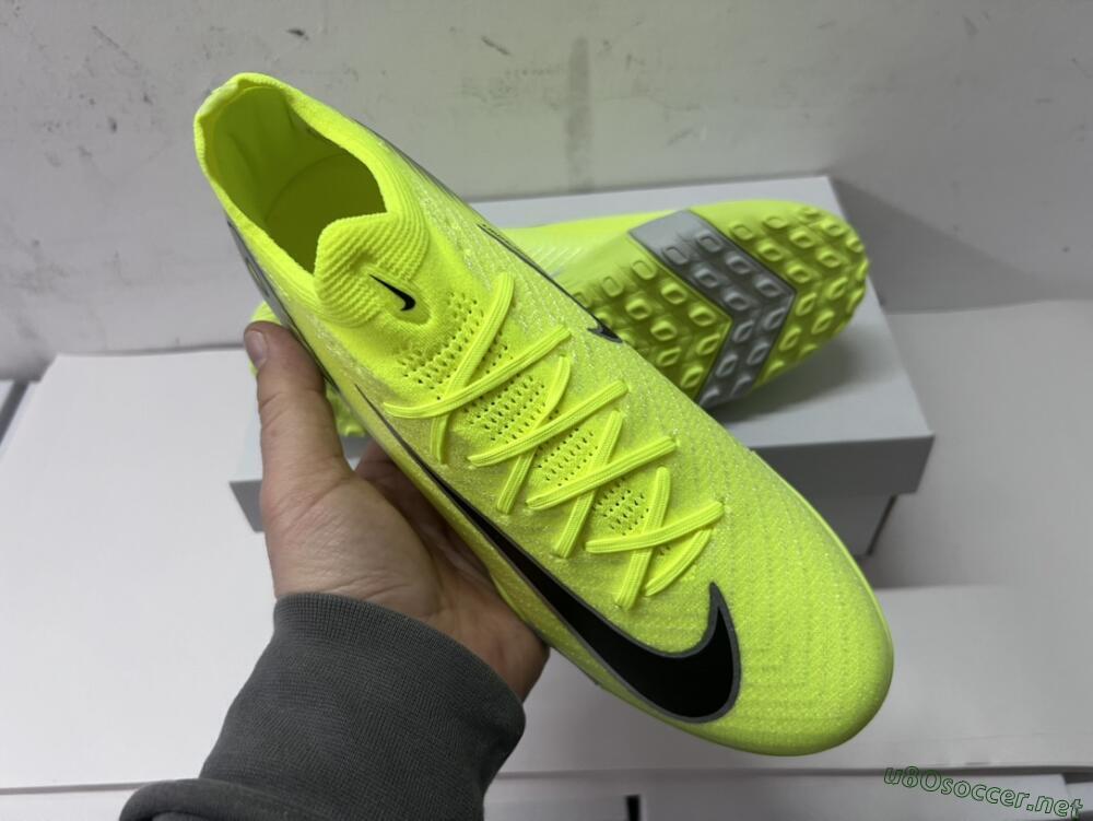 Men's Nike Air Zoom Mercurial Vapor 16 Elite TF Football Shoes - Yellow/Black/White