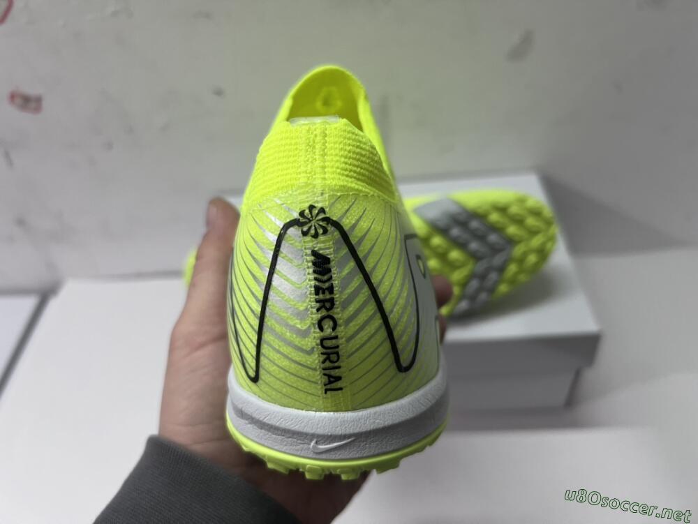 Men's Nike Air Zoom Mercurial Vapor 16 Elite TF Football Shoes - Yellow/Black/White